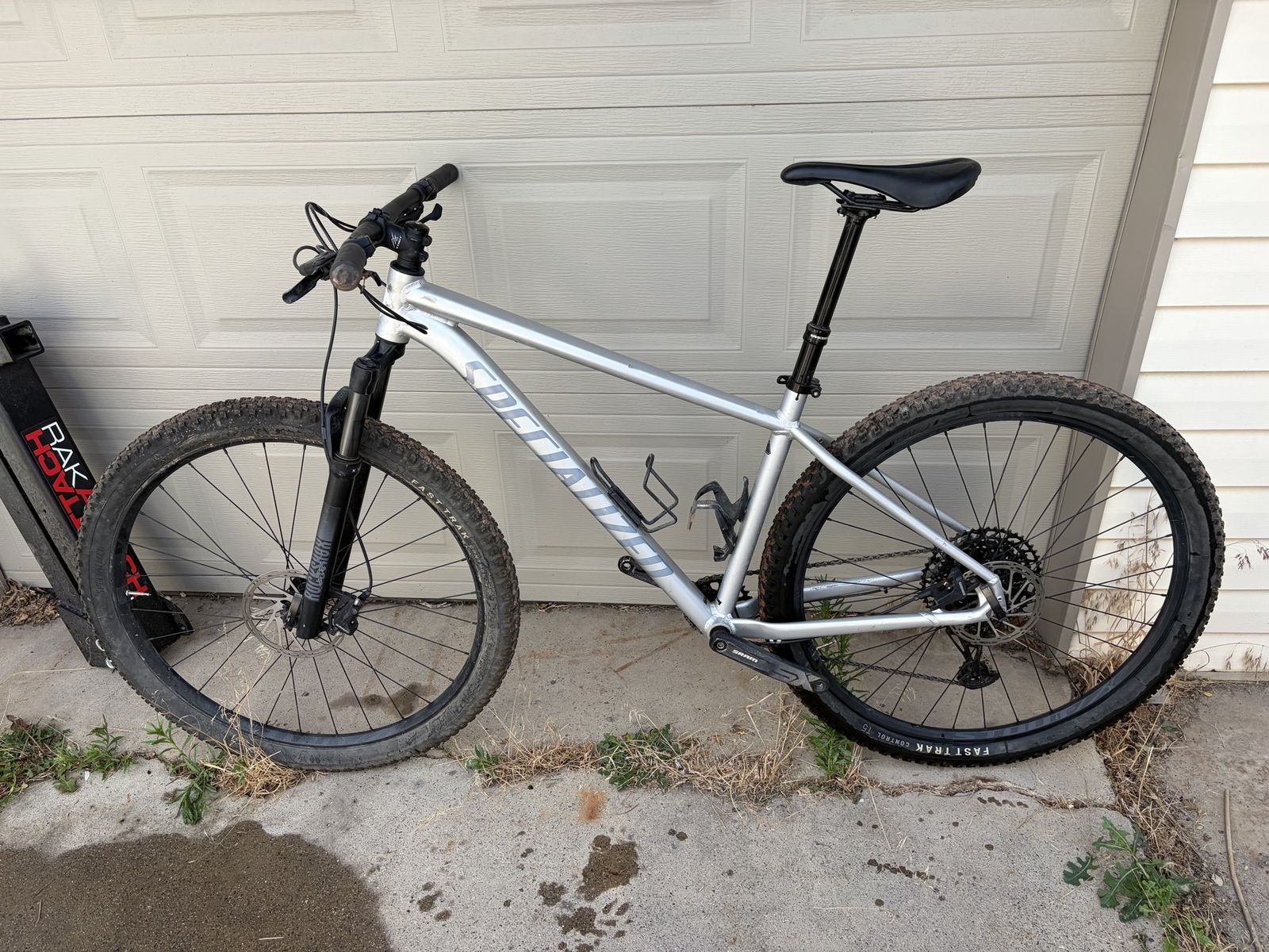 Specialized Rockhopper expert 29 Mountain Bike - Silver Hardtail, SRAM components