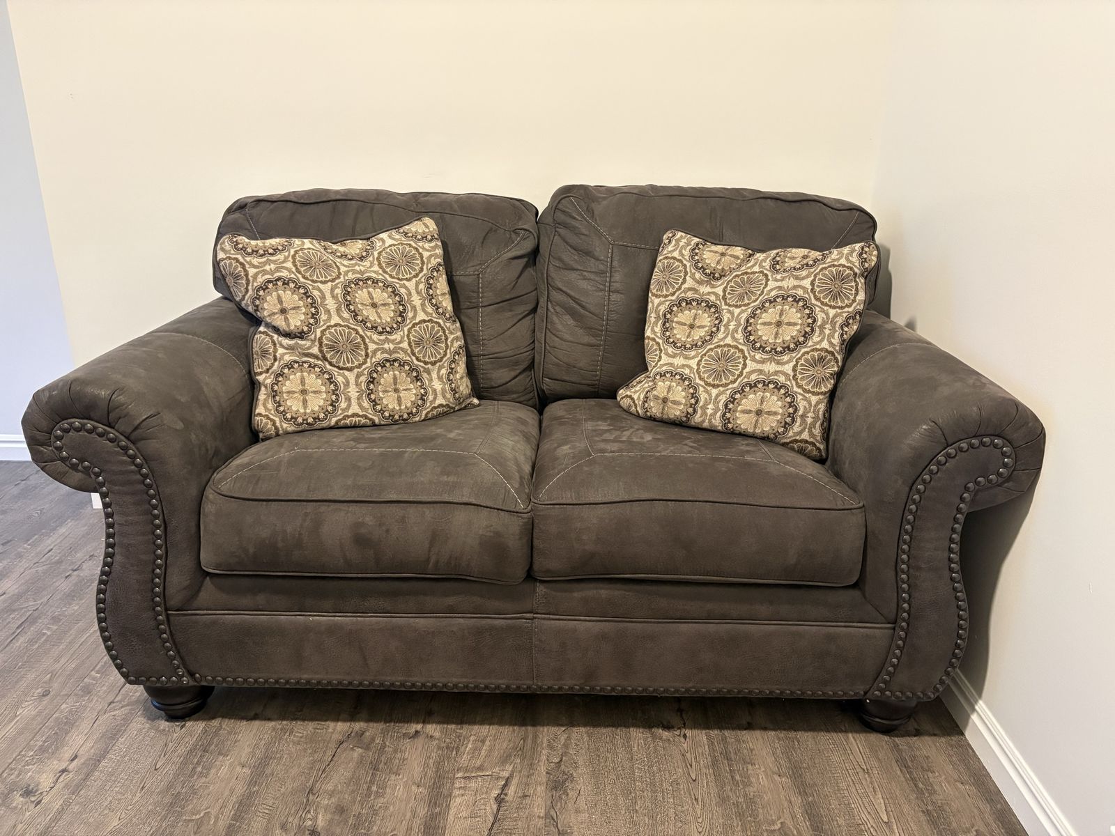 Leather Loveseat