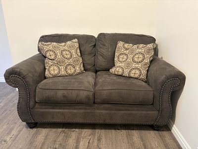 Leather Loveseat