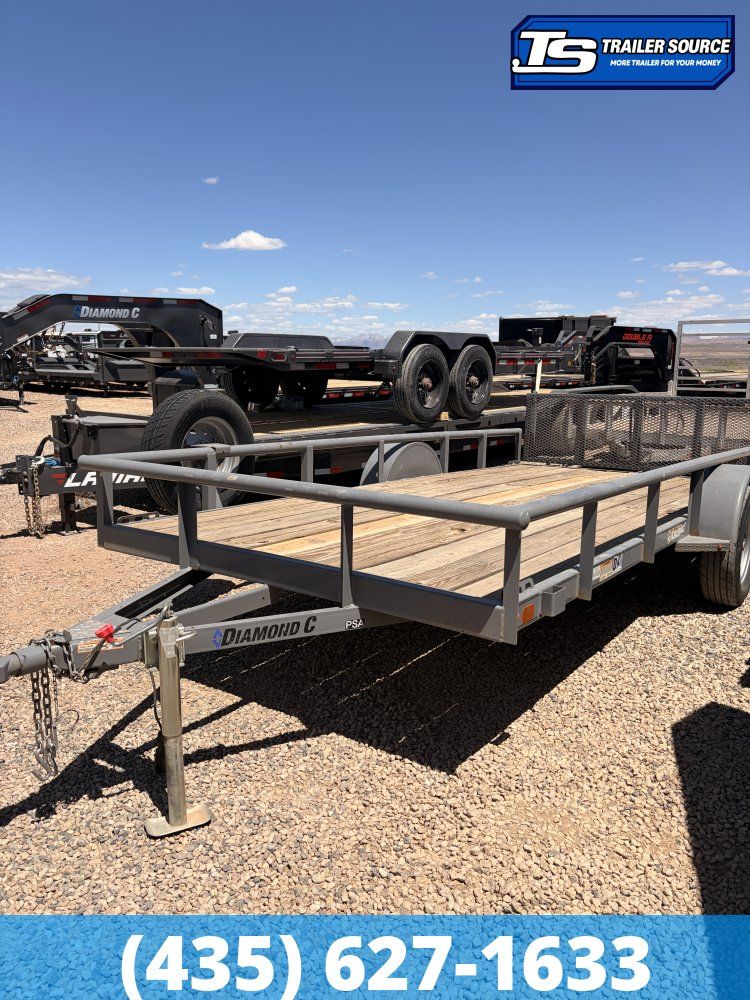 7x14 Diamond C PSA 135 Utility Trailer - 3.5K GVWR -
