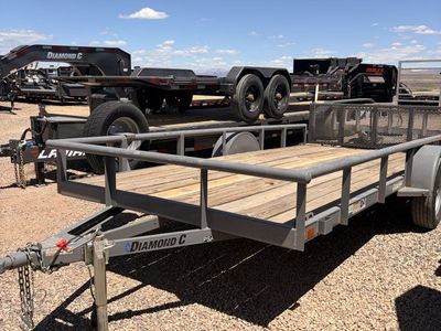 7x14 Diamond C PSA 135 Utility Trailer - 3.5K GVWR -