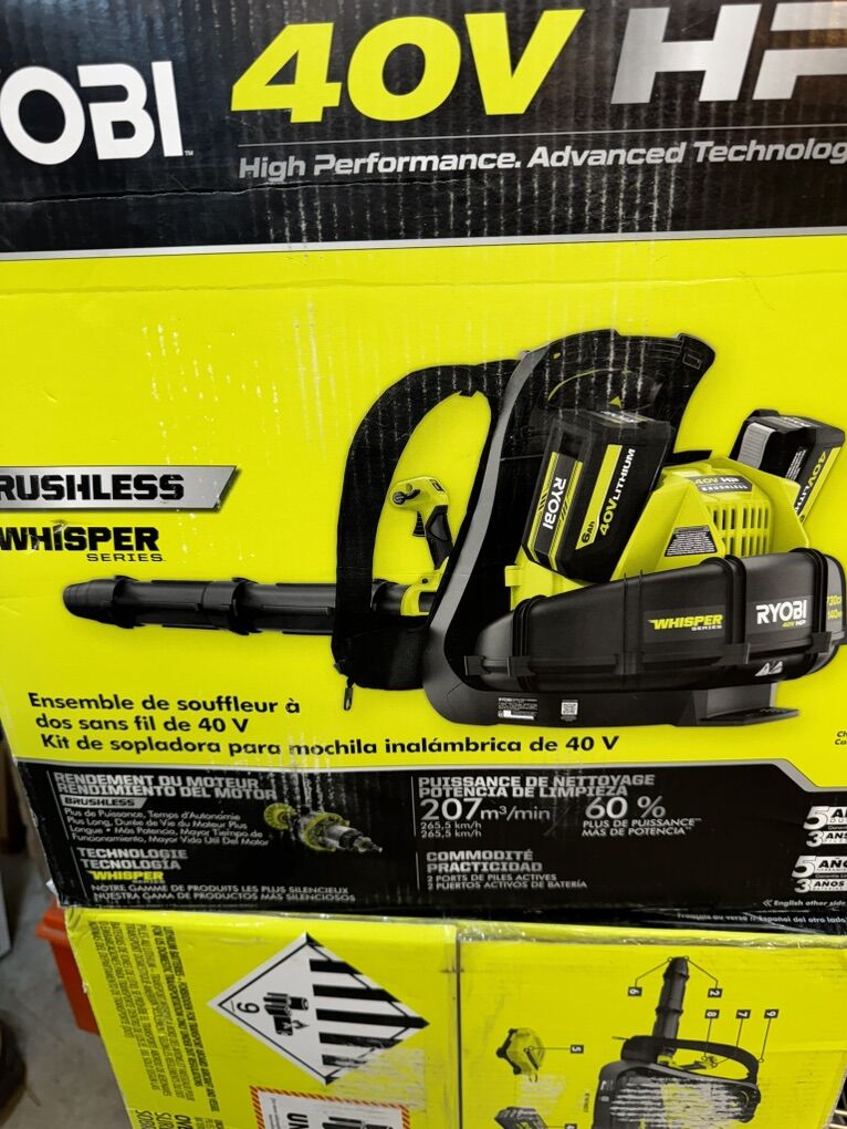 NEW! Ryobi 40v Blower Combo Kit!