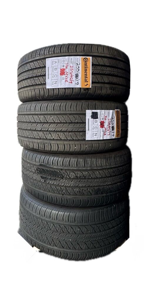 255/45/19 Continental Tires - HIGH TREAD 7/32nds