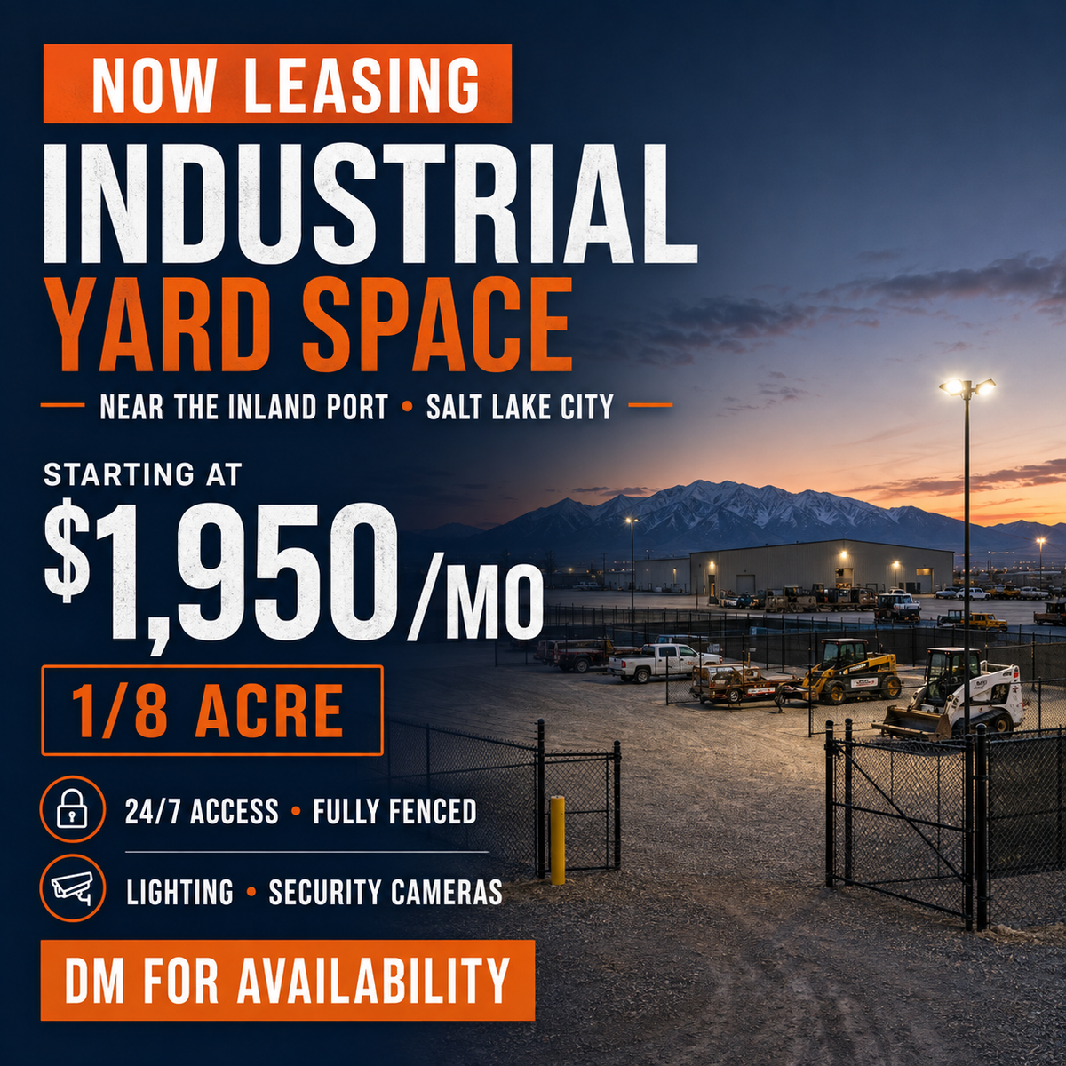 Industrial Yard Space for Rent