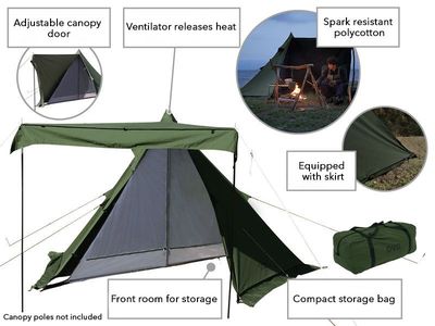 DoD 1-pole Musha tent - New in box