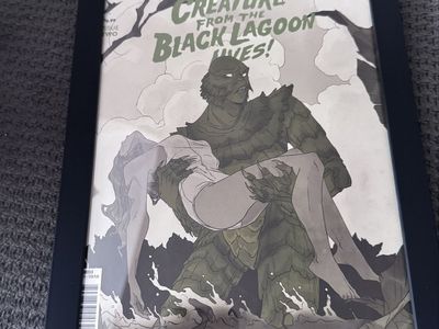 Framed Universal Monsters: Creature From the Black Lagoon Lives! #2 Black & White Special