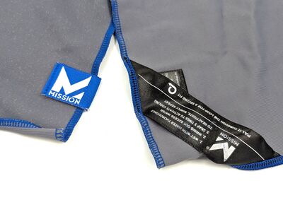 Mission Grey and Blue Sweat Towel Never Used