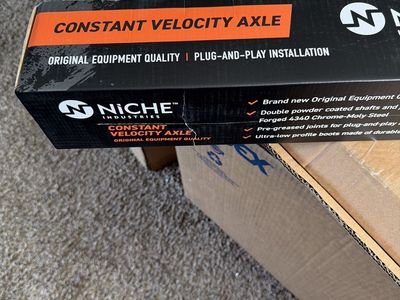 Niche Industries Front Left & right Constant Velocity (CV) Axle for Can-Am 705401943 705401115- sold as a set