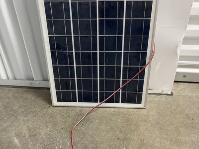 Solar Panel with Wiring - Pre-owned