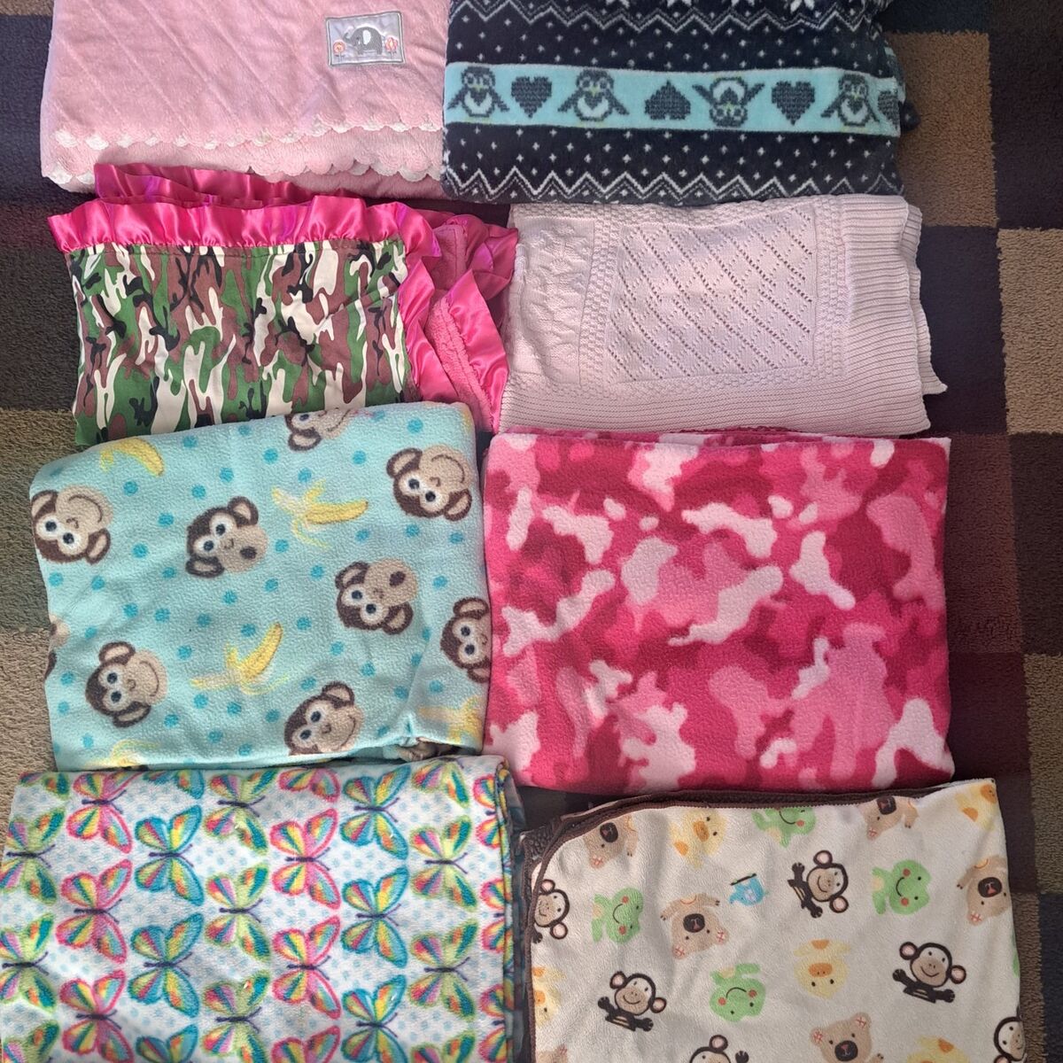 9 cute baby blankets and pillow