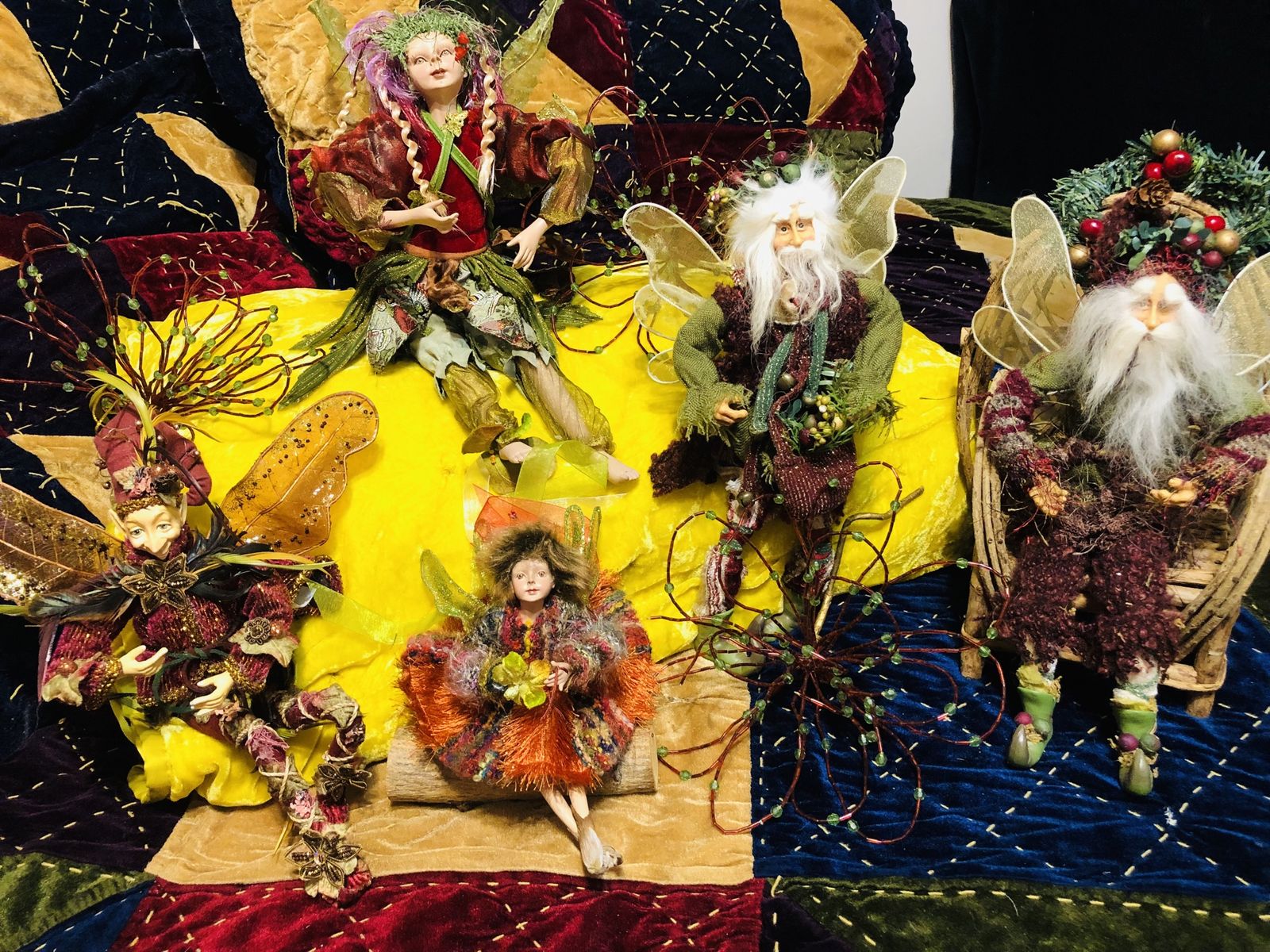 Mark Roberts ceramic fairy doll collection