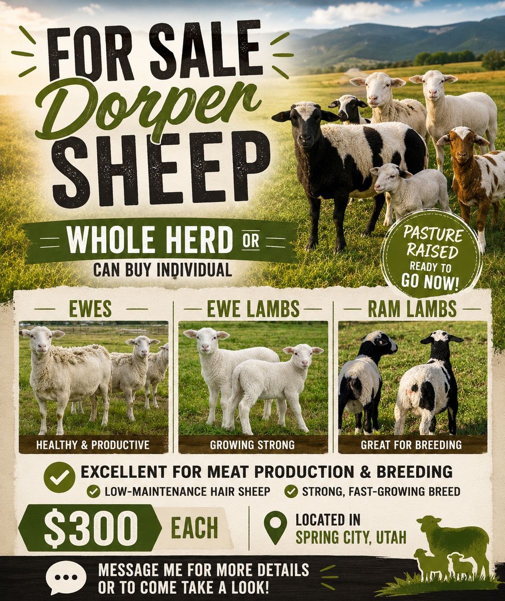 Dorper Ram lambs