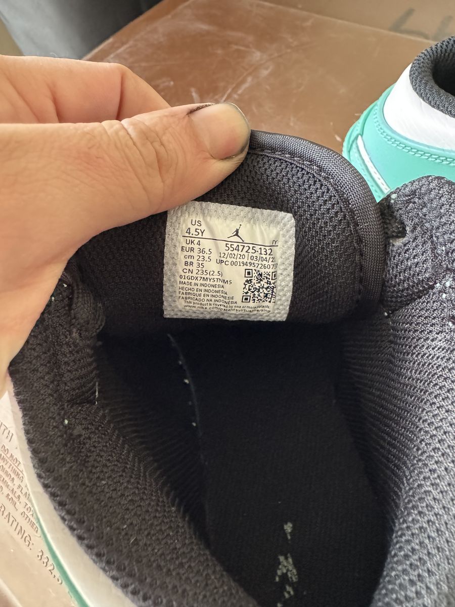 used jordan 1 size 4.5y