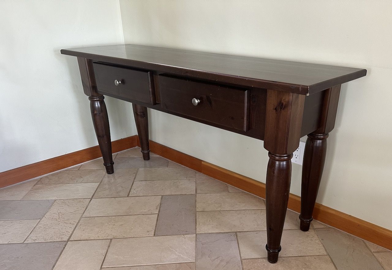 Solid Wood Entry / Console Table - 60”