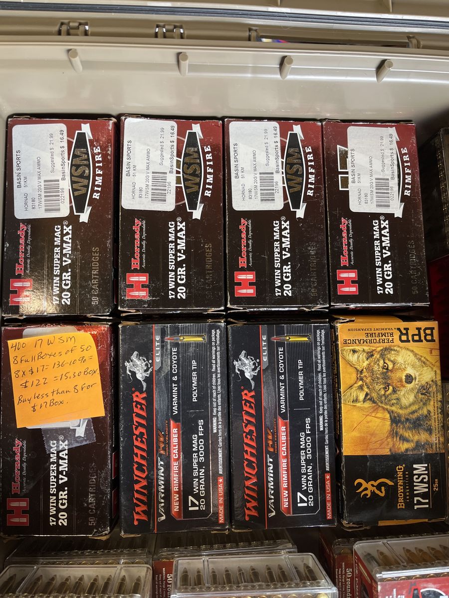 17 WSM Ammo.