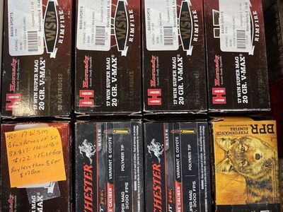 17 WSM Ammo.