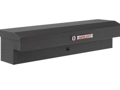 Shop Weather Guard Lo-Side Truck Tool Box in Aluminum, 56 in., in Matte Black