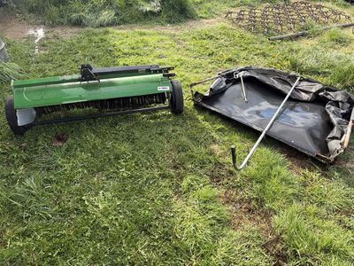 John Deer Lawn Sweeper