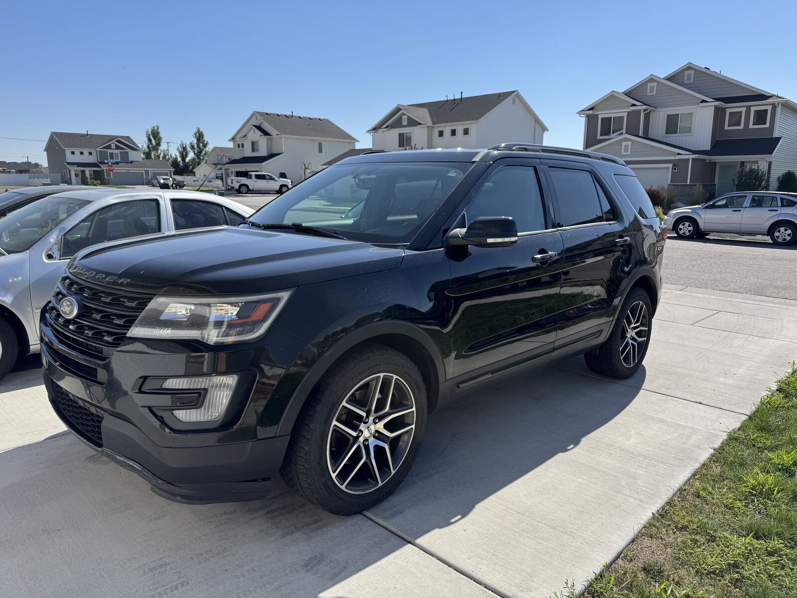 The 2017 Ford Explorer Sport's sleek interior