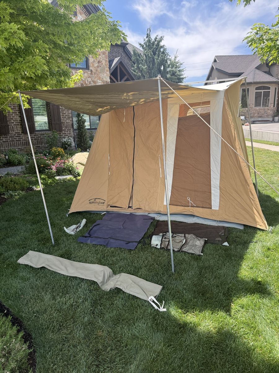 Springbar Traveler 5 Canvas Tent - Made in America
