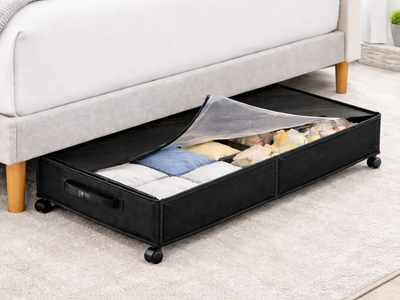 New Rolling Under Bed Storage Organizer