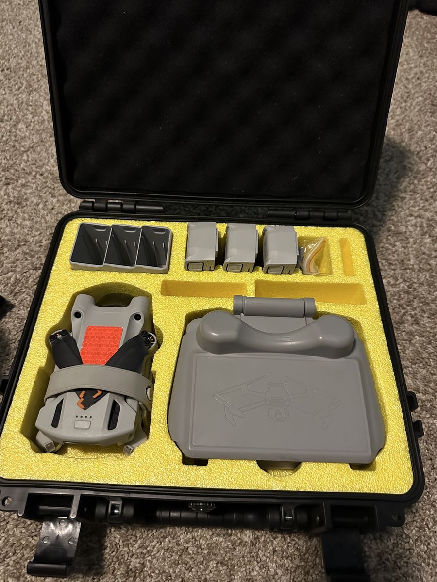 DJI mini 3 pro, DJI rc, and Fly more kit