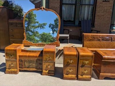Antique Furniture Waterfall Set
