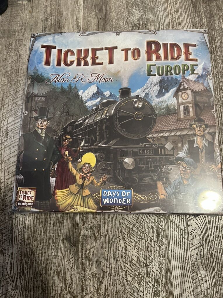 Board Game Ticket To Ride Europe