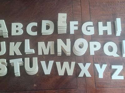 Wood Letters