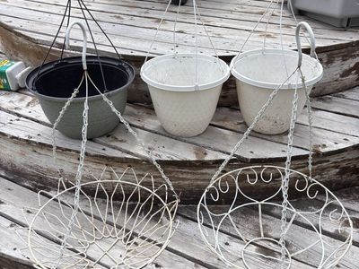 Assorted Hanging Baskets/Planter Pots $5 each