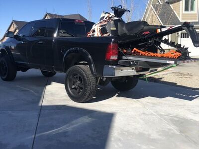 Snowmobile loading Ramps