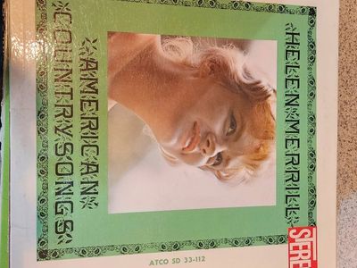 Helen Merrill - American Country Songs LP (ATCO SD 33-112) Stereo Vinyl Record Album
