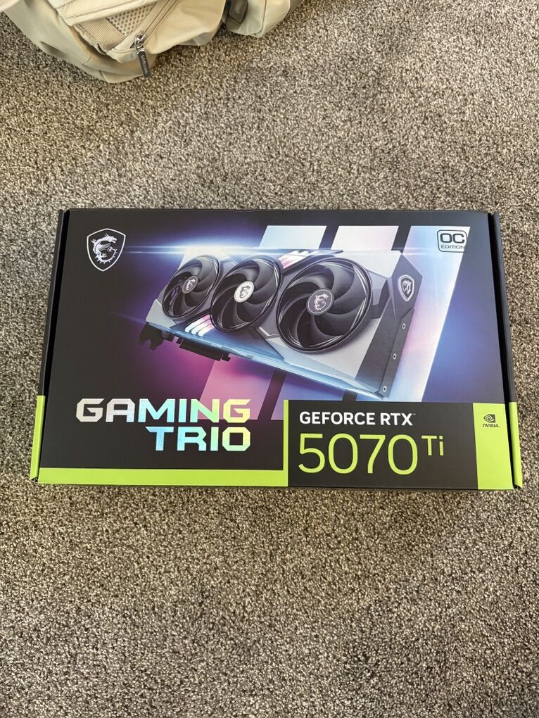 MSI RTX 5070 Ti Gaming Trio OC Edition GPU