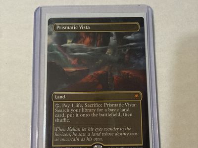 Magic: The Gathering Prismatic Vista OTJ Special Guest Full Art Land Card M 0038 NM