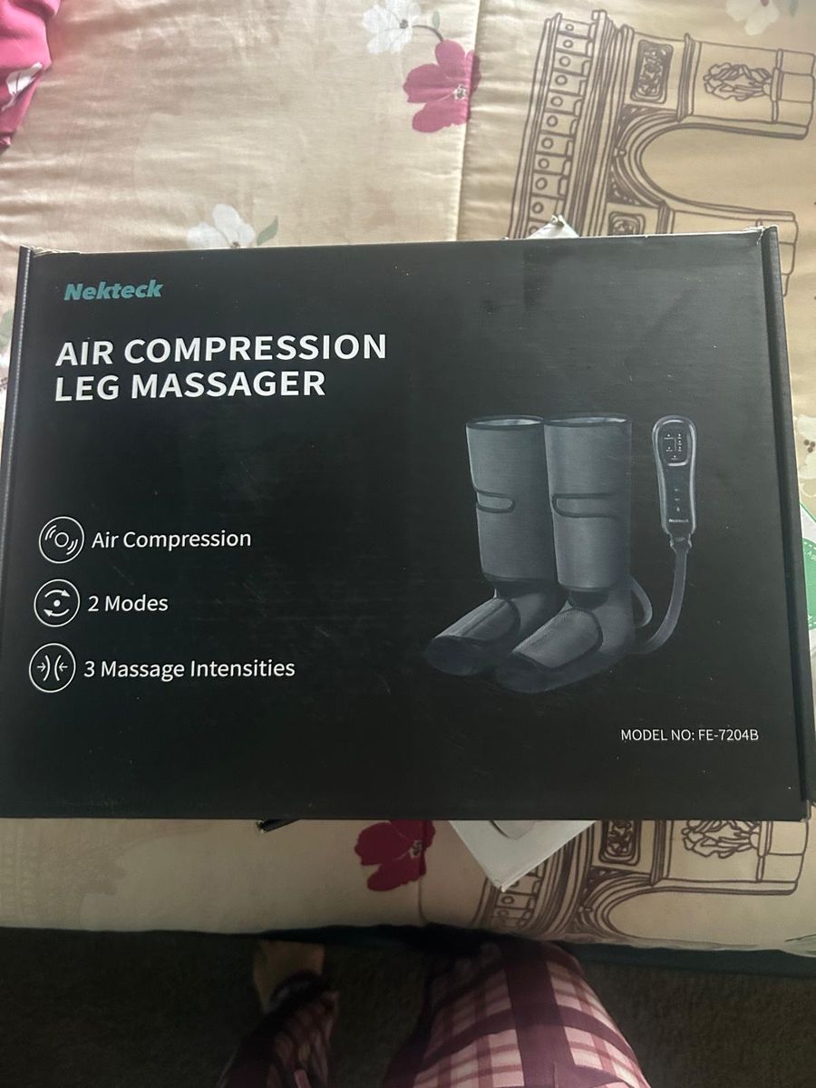 Nekteck FE-7204B Air Compression Leg Massager - 2 Modes, 3 Intensities