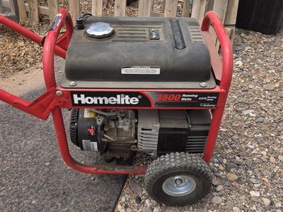 Homelite 3500 Running Watts Portable Generator with Subaru Engine