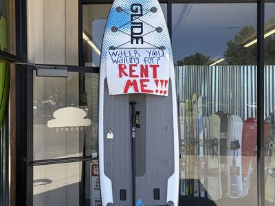 Stand up paddle boards for rent!