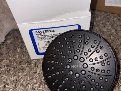 New! Moen Matte Black Shower Head