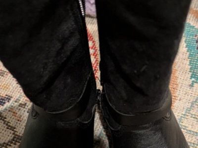 Toddler black riding boots