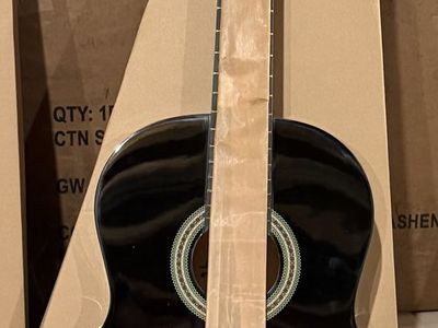 Schieffer Black Acoustic Classic Guitar (1 Item)