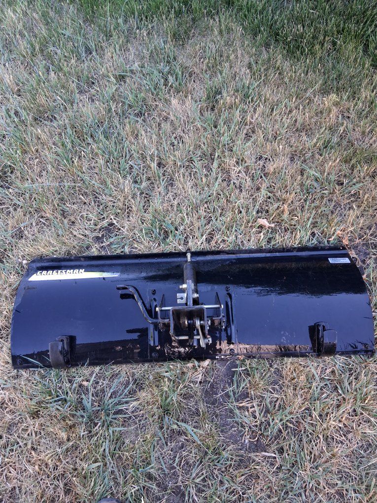 craftsman snow plow