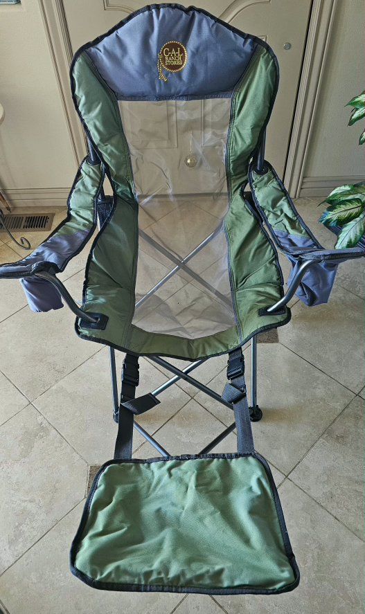 Camp Chair with Foot Rest Cal Ranch