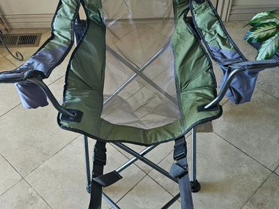 Camp Chair with Foot Rest Cal Ranch
