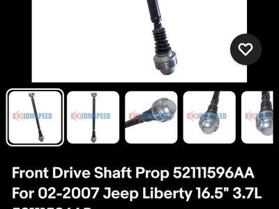 02-07 Jeep liberty/ Ram 1500 front drive shaft