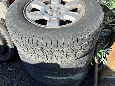 Honda ridgeline wheels and tires $40 each