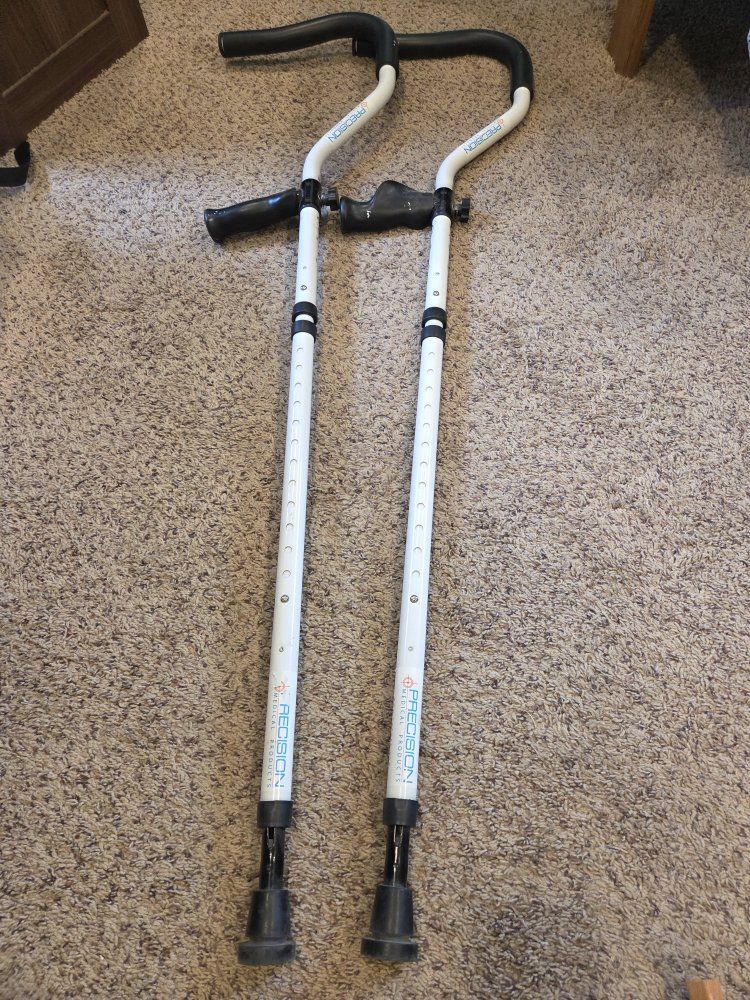 Crutches walking tall