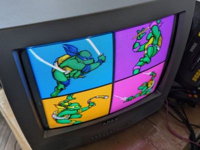 13" SCART RGB modded CRT TV - Apex AT1302