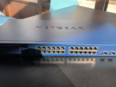 Netgear 24port Gigabit switch $5