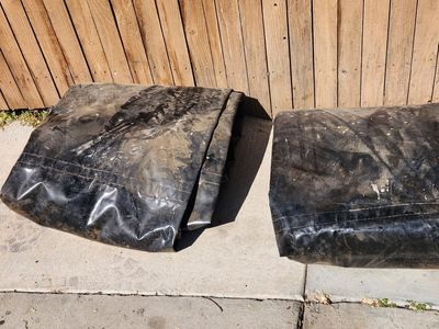 Heavy duty hay tarps