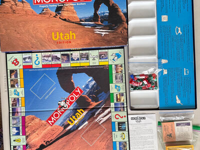 Vintage Monopoly Utah Edition Board Game by Parker Brothers